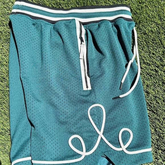Nike Lace Twirl Green Basketball Shorts Mens Size Large - Picture 4 of 9